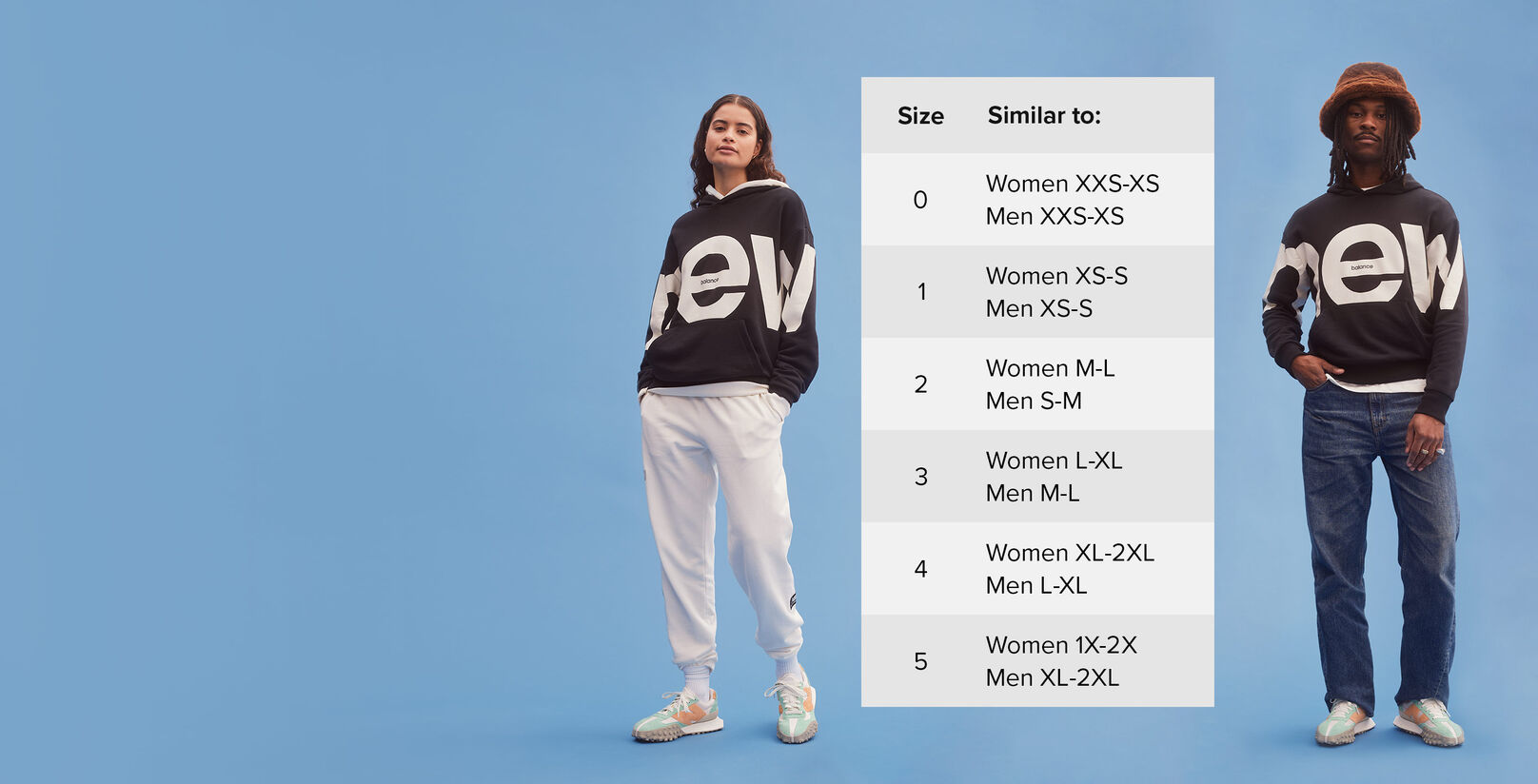 unissentials size guide